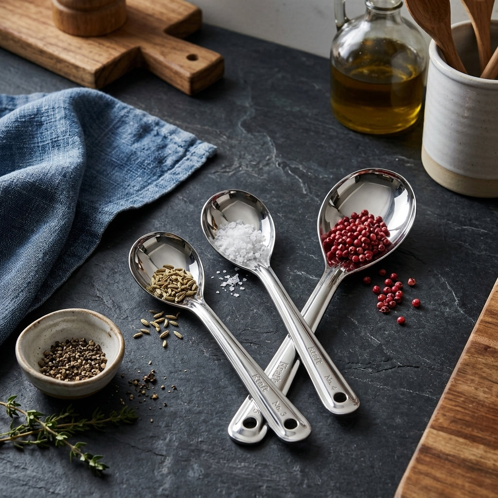 Kraft stainless steel basting oval spoon no 3 4 5 kitchen product view