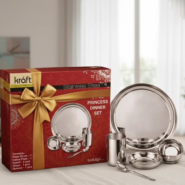 Princess Dinner Set 6 pc with elegant premium packaging box